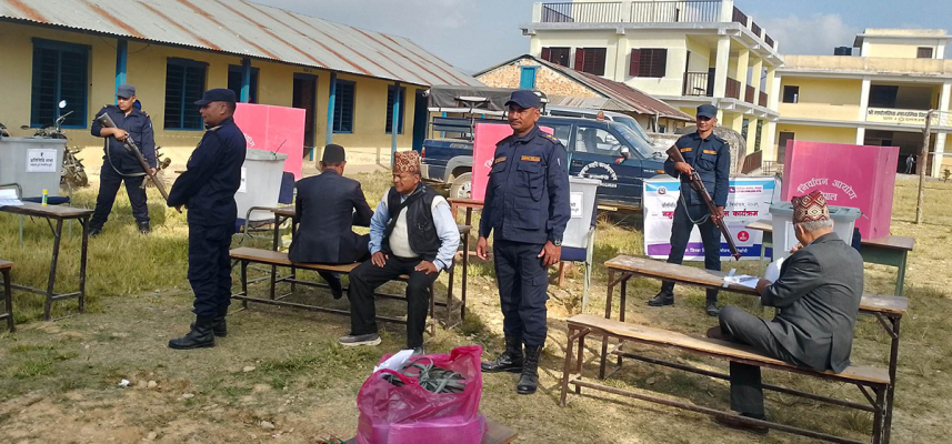 गोरखाका हिमाली केन्द्रमा मतदान  सकियो